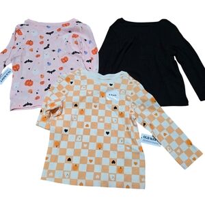 NWT Old Navy Halloween Long Sleeve 3 Pack